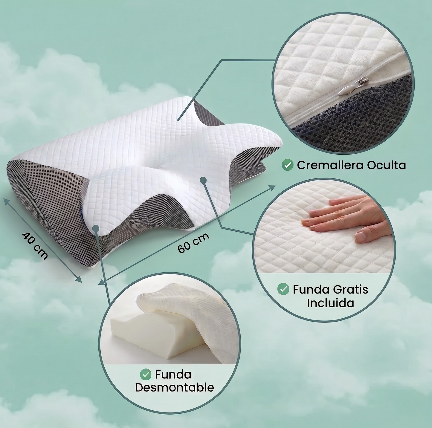 Almohada Cervical Cloud