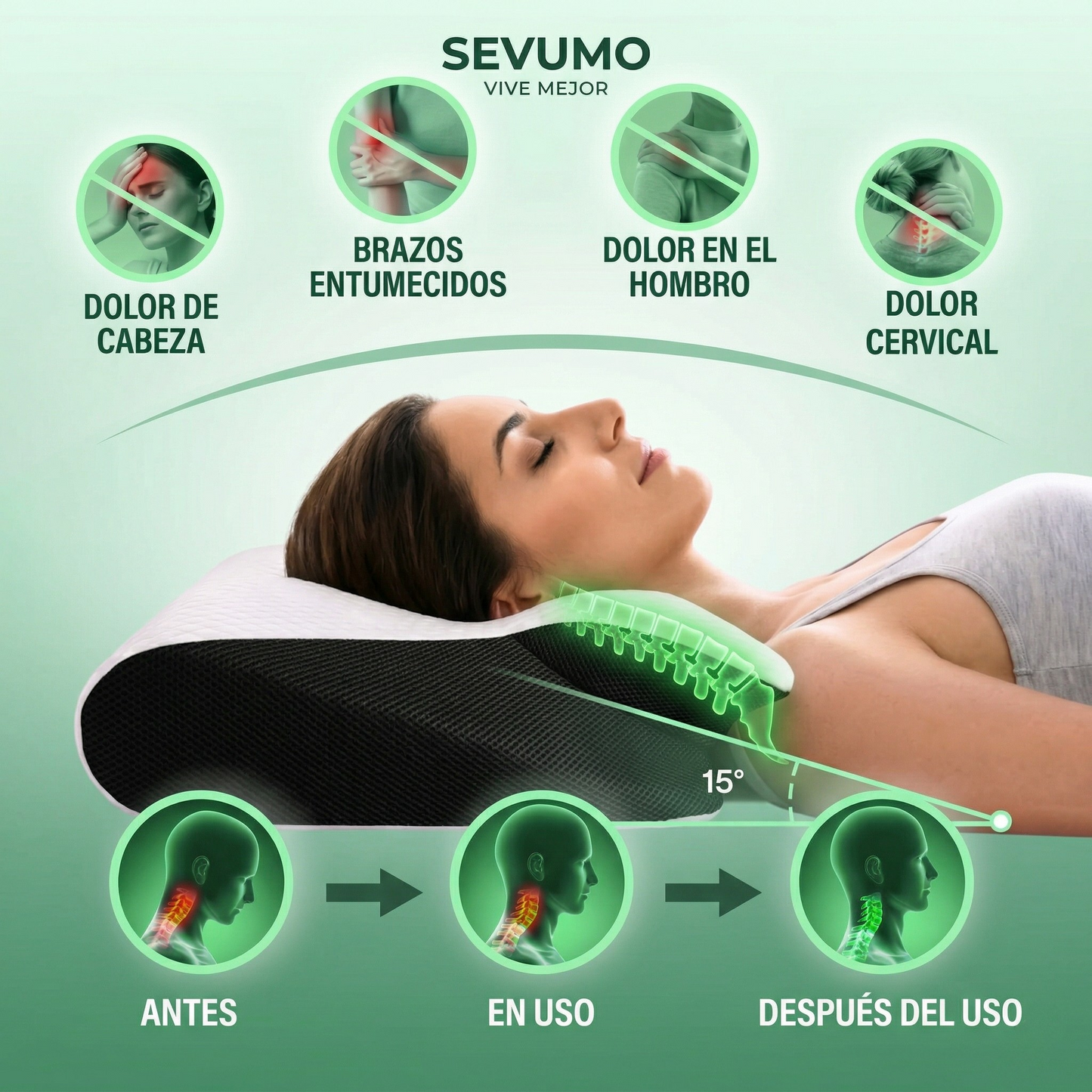 Almohada Cervical Cloud